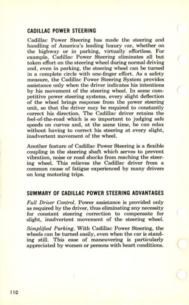 1957 Cadillac Salesmans Data Book Page 112